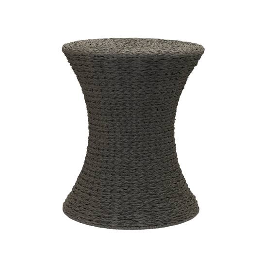 Household Essentials 21" Woven Paper Rope Hourglass End Table